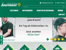 Tablet Screenshot of beermann.de